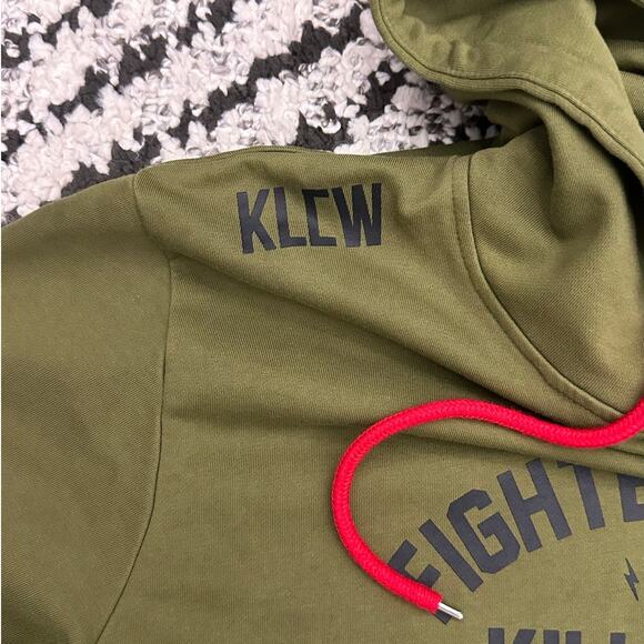 KILL CREW FIGHTER'S CLUB Hoodie Olive Green Medium NWOT - Picture 6 of 7